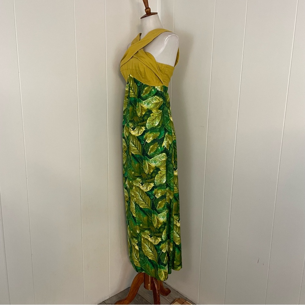 Vintage Floral Dress Women’s S Halter‎ Sleeveless Maxi Colorful Boho Hippie - Picture 6 of 8